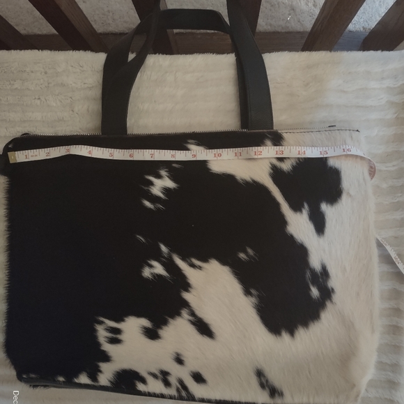 Women's Leather Cowhide tote - Picture 4 of 7